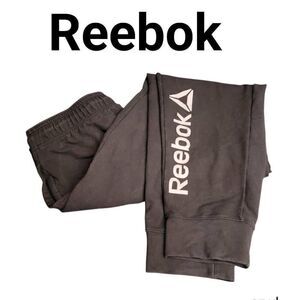 Reebok Black Sweat Pants Lounge Pants Workout Wear